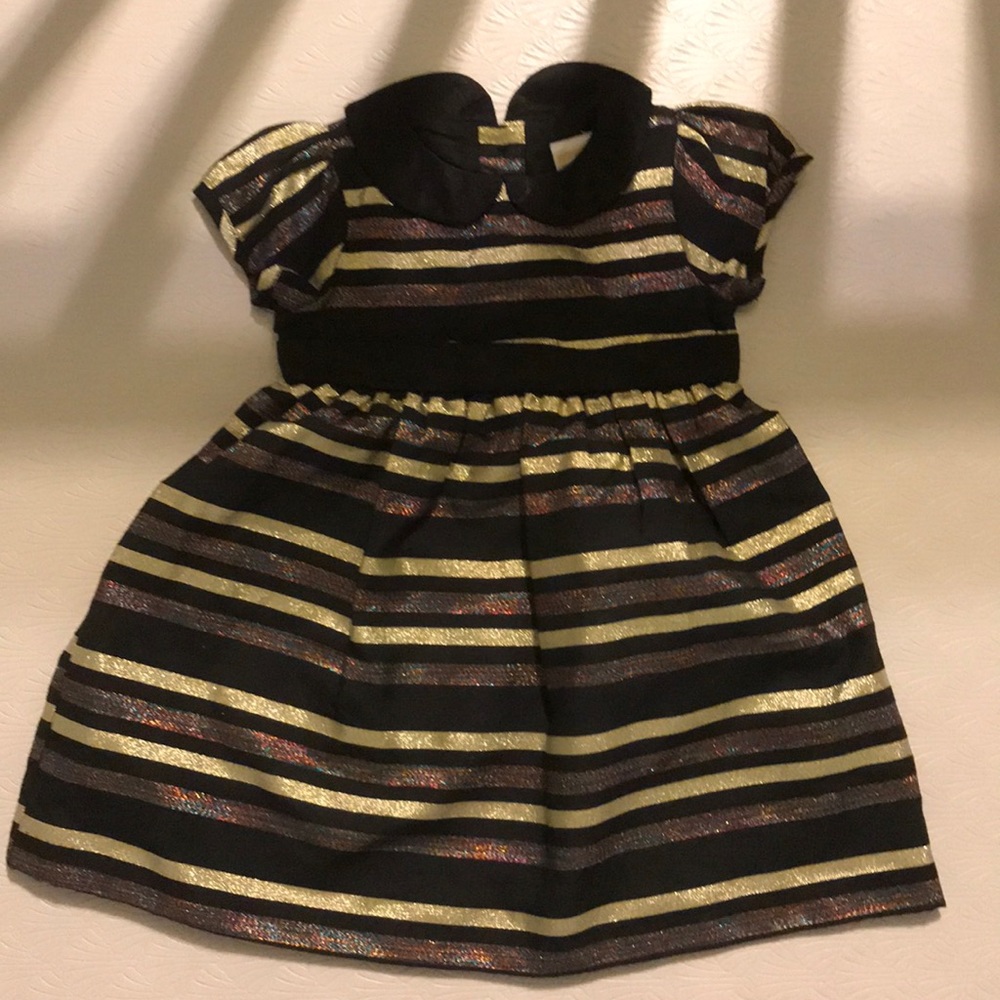 Blac/Gold dress for 6-12 months